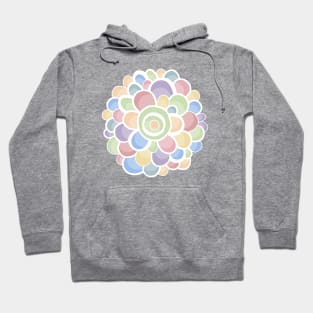 Pastel Bubble Flowers Hoodie